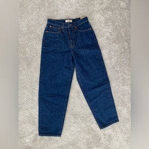 NWT Madewell Balloon Jeans in Mapleside Wash
